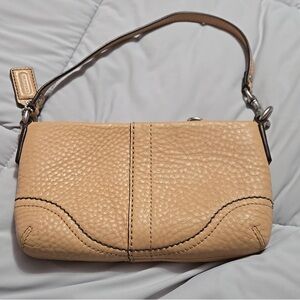 Coach wristlet - pebbled leather small wristlet